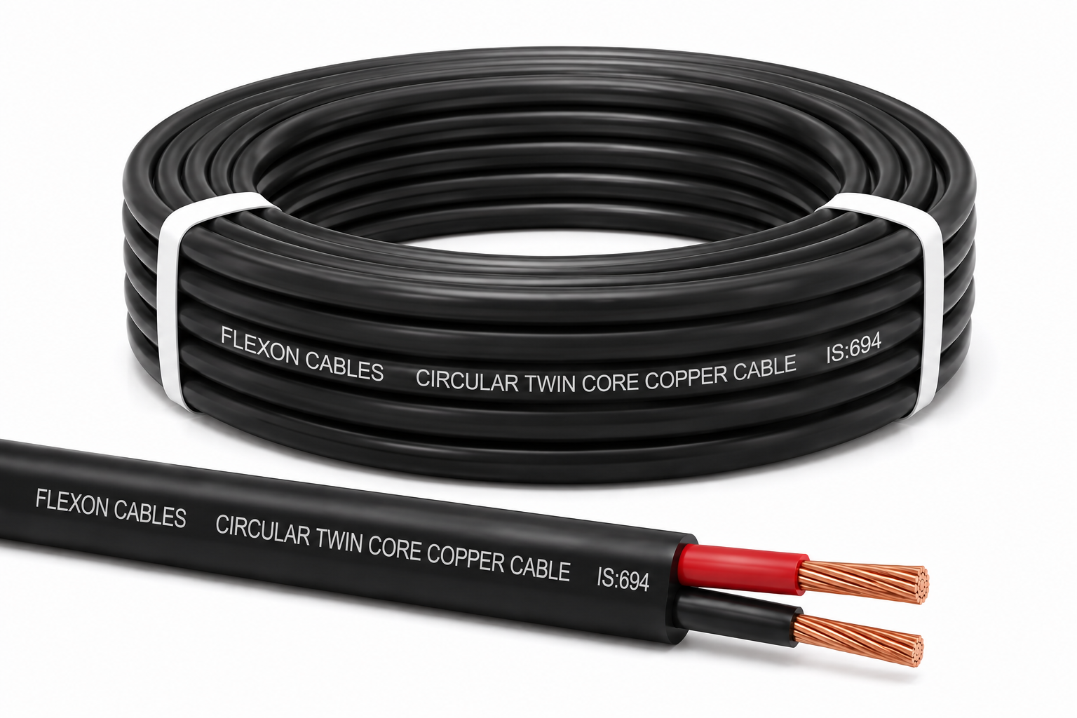 Circular Twin Core Copper Cables